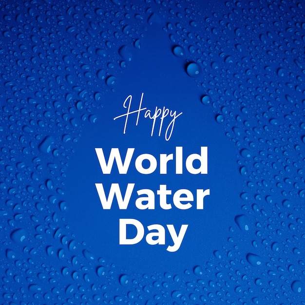 World Water Day campaign concept design poster