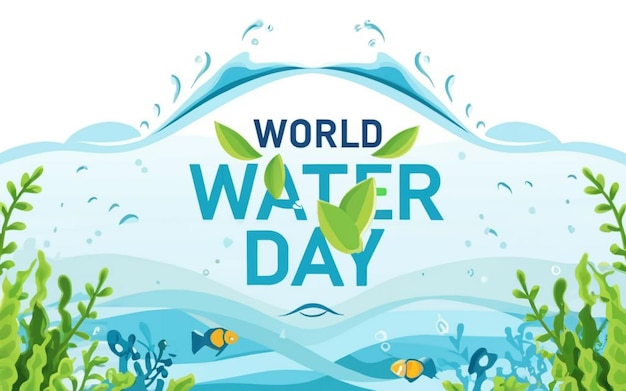 World water day image background