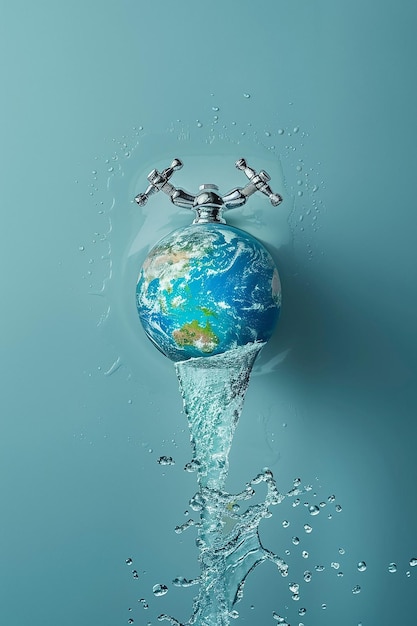 Photo world water day social media post creative advertising ideas