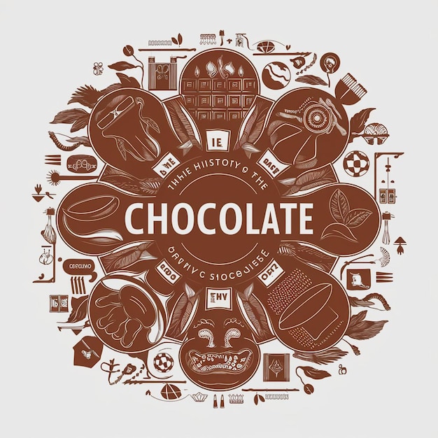 Photo worldchocolatedaychocolatebackgroundcoffeedaytshirt2024