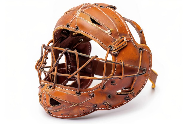 Photo a worn leather baseball catcher39s mask a silent story of game days past