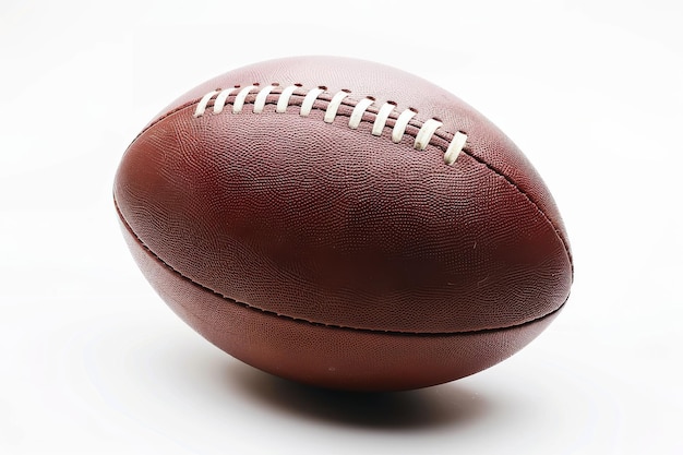 A Worn Leather Football Ready for the Big Game