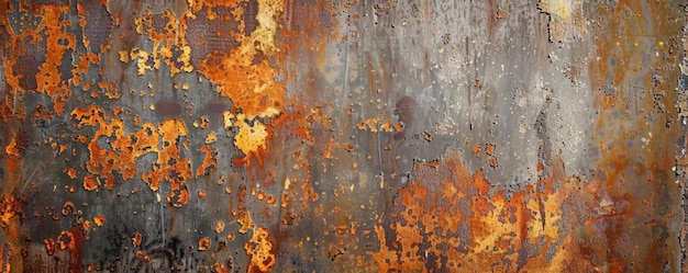 A wornout metal background with visible signs of rust and deep aged textures