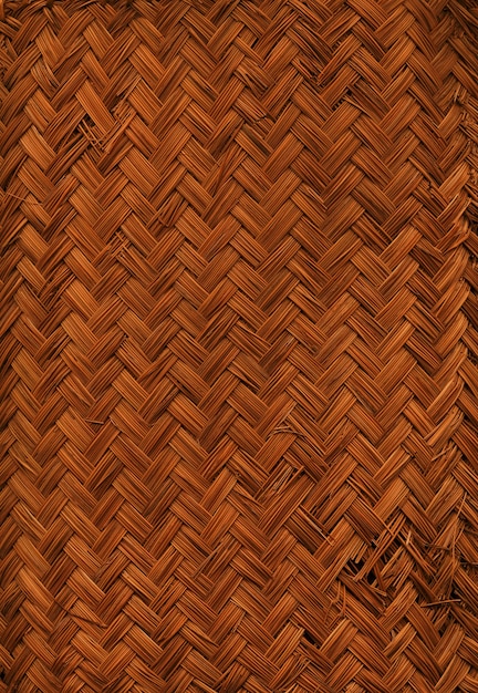 Woven bamboo mat texture