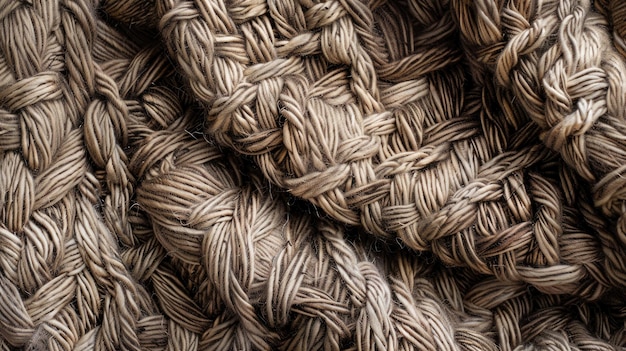 Photo woven fibers rustic natural beauty generative ai