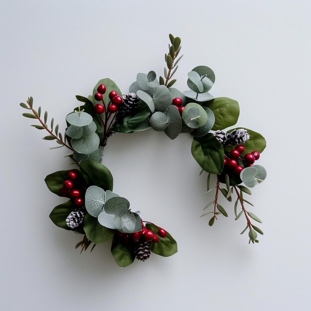 Photo a wreath with the letter x on it