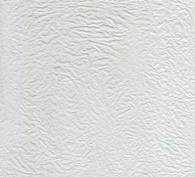 wrinkled, crumpled, clean white paper tissue texture as background