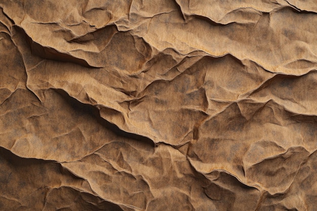 Wrinkled Paperboard Brown