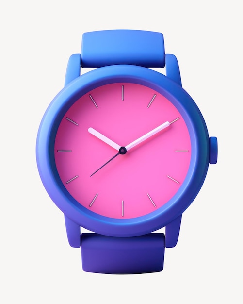 Wristwatch accuracy magenta number