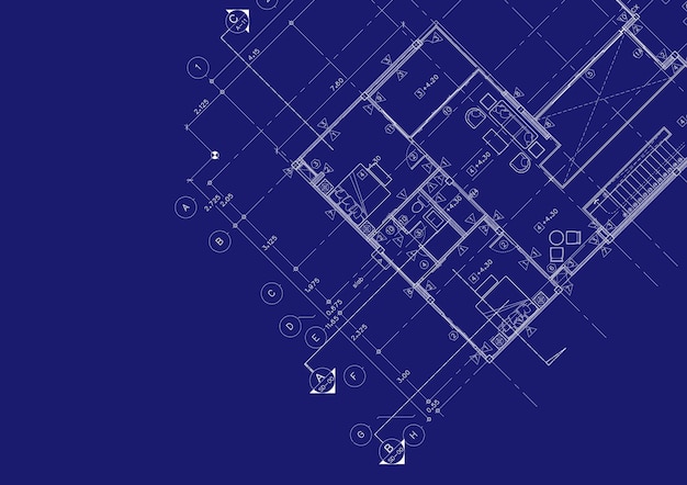 Photo write a blueprint architecture for building