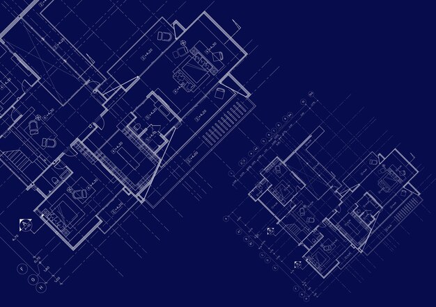 Photo write a blueprint architecture for building