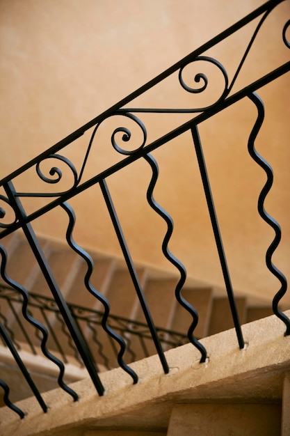 Wrought iron handrail