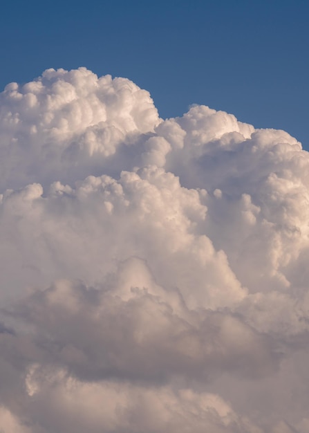 XAblue sky with big cloud closeup