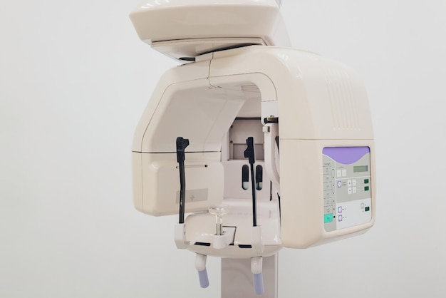 Xray machine in the dental clinic Selective focus