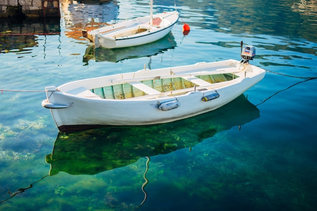 Yachts and boats in the adriatic sea