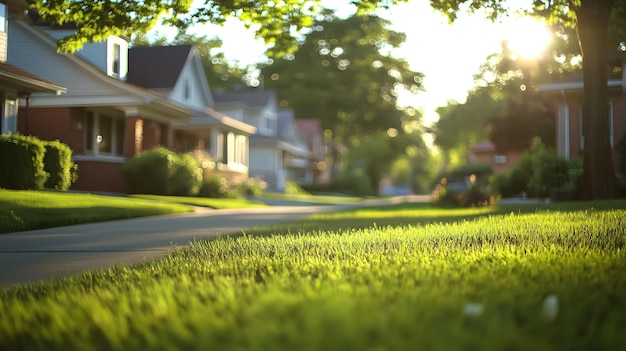 Photo yard with shallow depth of field