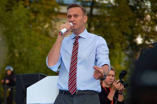 YekaterinburgRussia09162017Alexey NavalnyRussian opposition leader at a rally against corruption