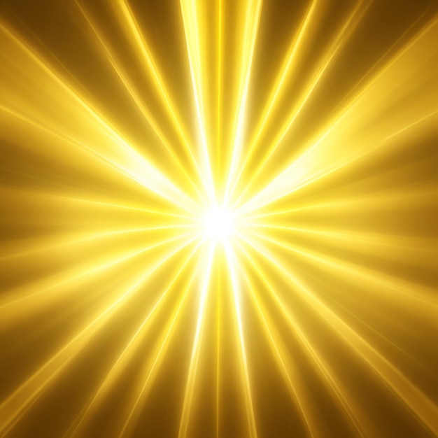 Yellow background with center glowing light effect