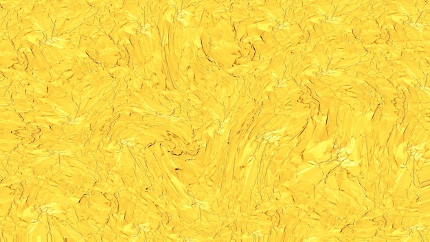 A yellow background with a textured pattern of paint and a textured surface.