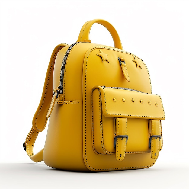 a yellow backpack with a zipper that says quot zipper quot