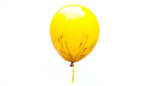 Photo a yellow balloon with the word  dandelion  on it