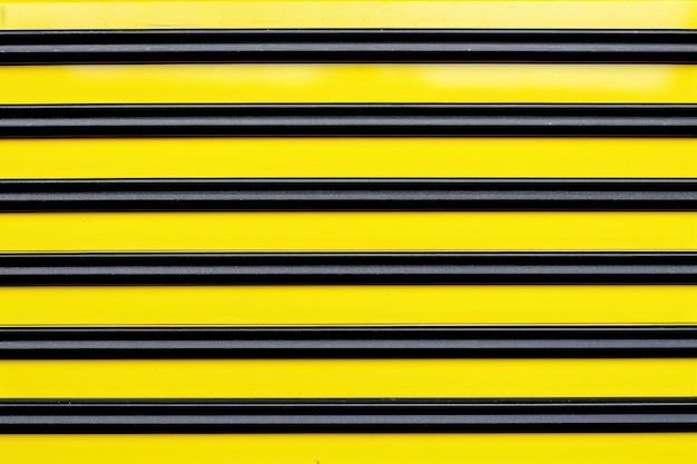 Photo yellow and black stripes texture background