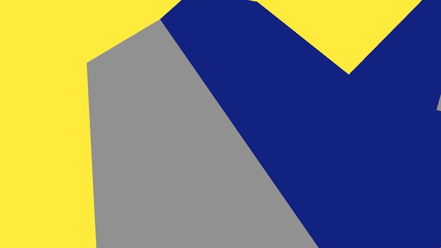 a yellow and blue abstract painting of a square with a blue line.