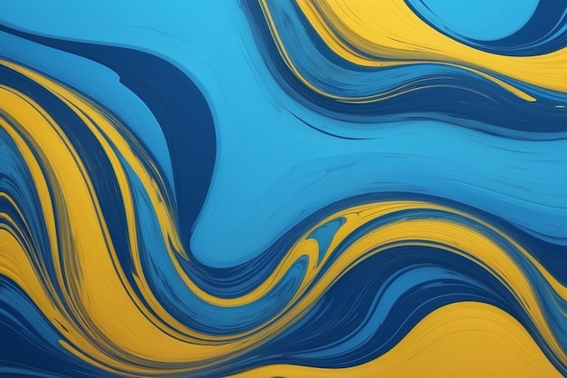 Yellow and Blue Color Design For Background