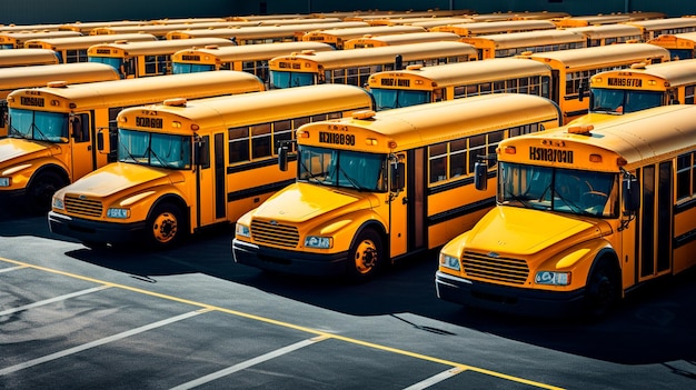 yellow bus in the city