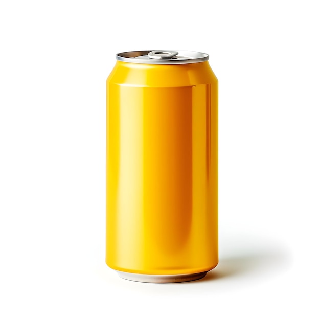 A yellow can