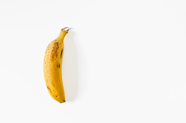 Yellow canary banana isolated on white background