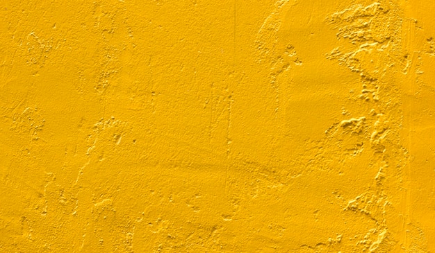 Yellow cement wall