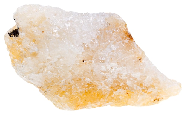 Yellow crystalline mineral spar