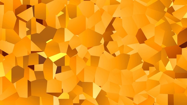 a yellow cube is made of squares and the word " in orange "