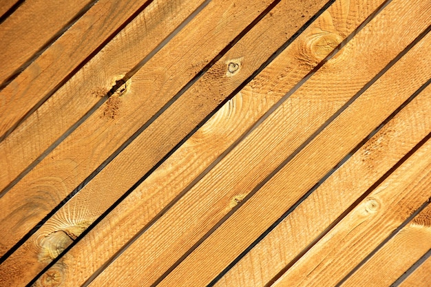 Yellow diagonal wood plank background, wooden board background