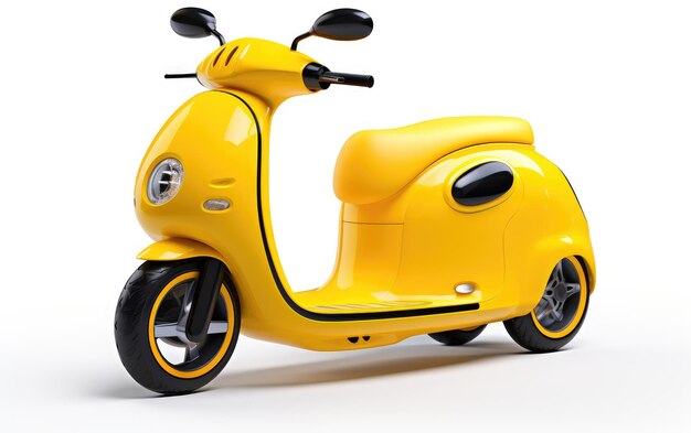 Yellow Electric Sea Scooter 3D image of Yellow Electric Sea Scooter