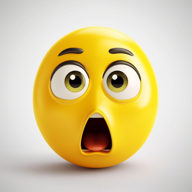 A yellow emoticon with a face that says'i'm a big yellow '