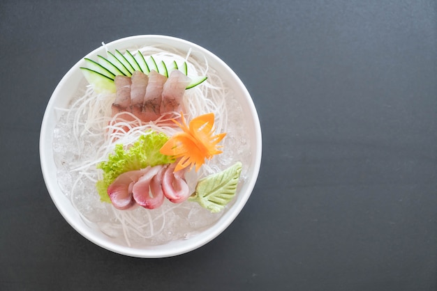 yellow fin tuna sashimi