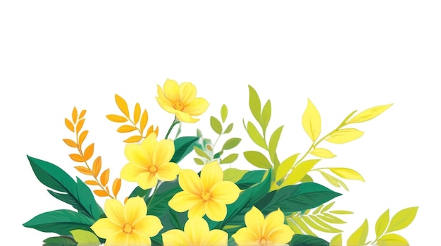 Yellow Floral Artwork