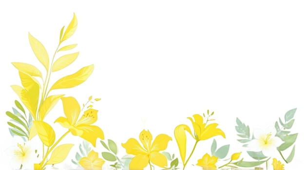 Yellow Floral Artwork