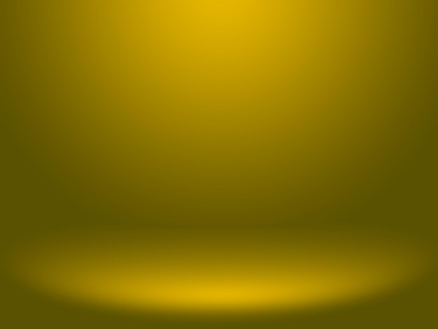 Yellow gradient wall blank studio room plain studio background