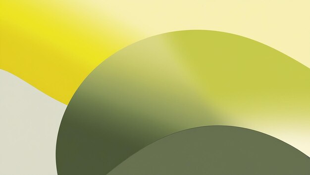 Yellow green background with modern simple gradient abstract wavy texture