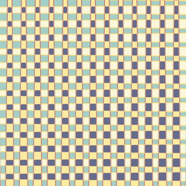 A yellow and green checkered pattern of squares