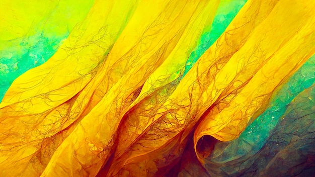 Yellow hypnotic abstract lines wallpaper background design super bright colors juicy natural texture