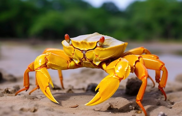 Yellow land crab