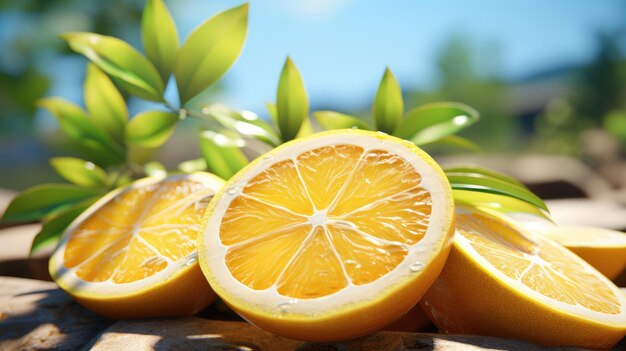 Yellow Lemon HD 8K background Wallpaper Stock Photographic image