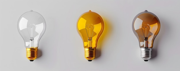 a yellow light bulb that has a light bulb on it