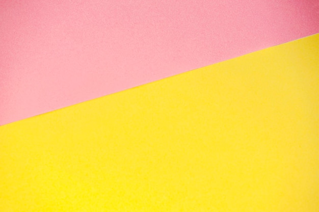 Yellow and pink paper background