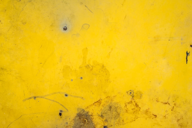 Yellow plate steel metal rusty texture for background