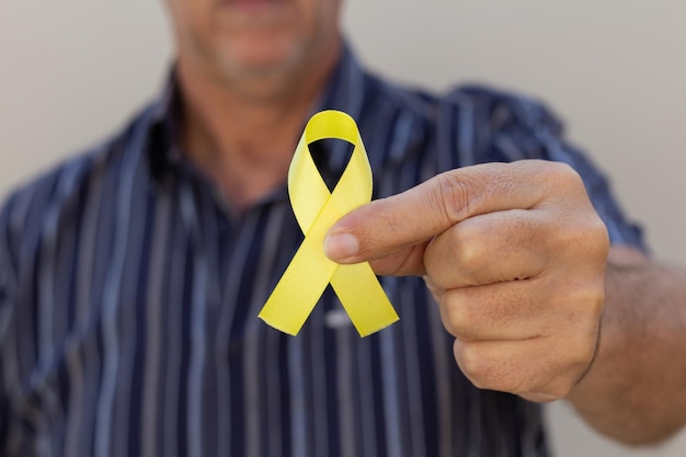 Yellow ribbon yellow may International movement of awareness reduction of mortality in traffic